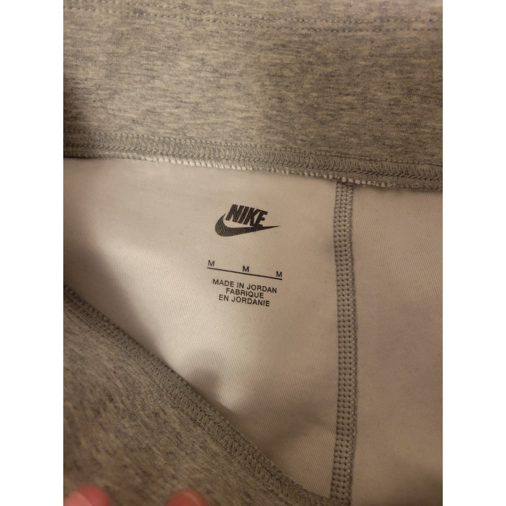 Nike Leggings Womens Medium Sportswear Mid-Rise Swoosh ActiveWear AT5446-091 - Picture 6 of 6